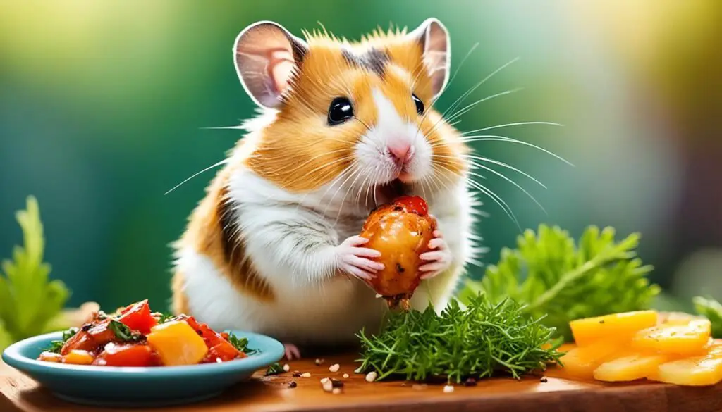Can I give my hamster chicken?