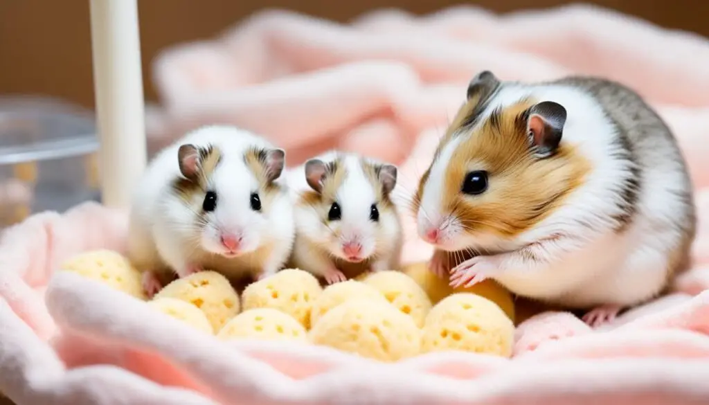 caring for newborn hamsters