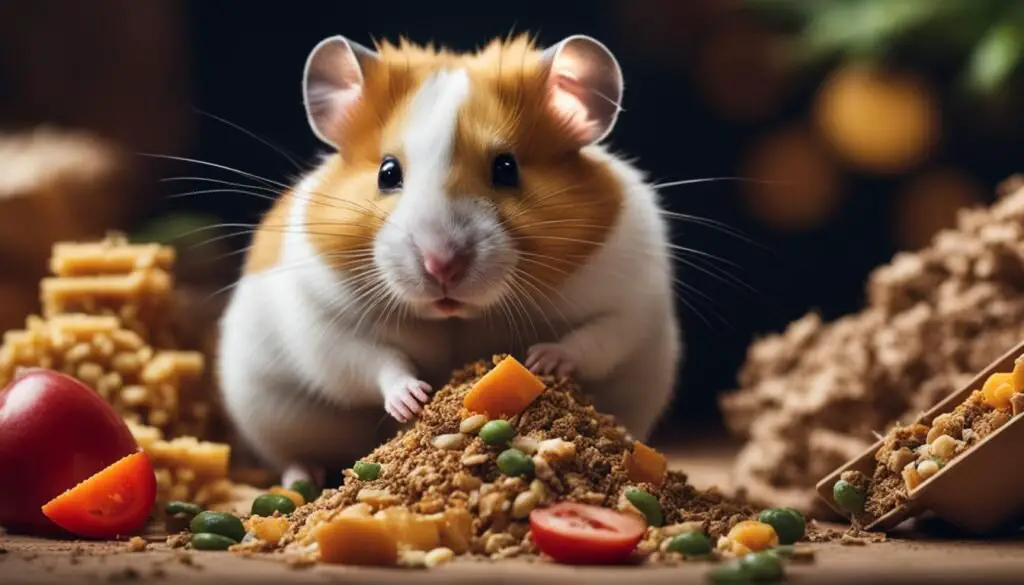 hamster food consumption