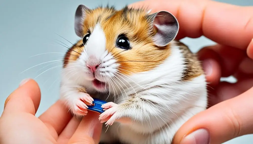 hamster nail care