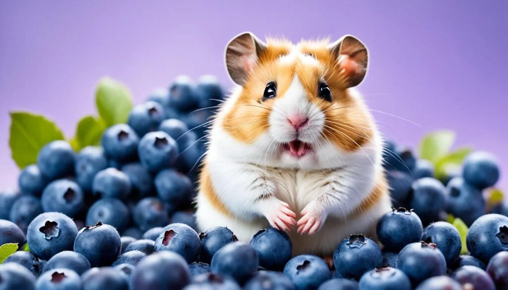 how many blueberries can a hamster eat