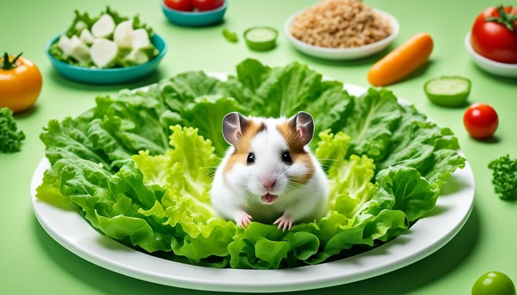 how much lettuce can a hamster eat