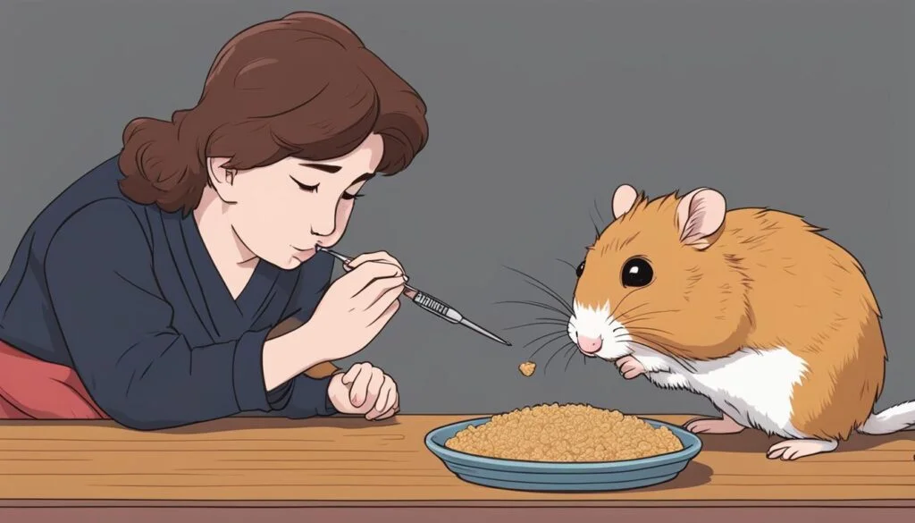 how to empty hamster cheek pouch