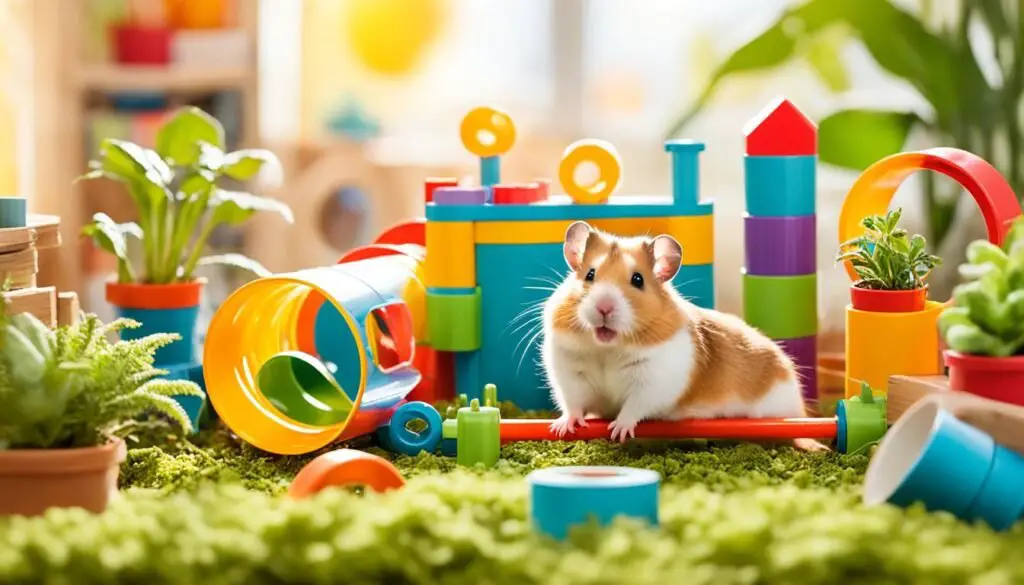 how to make a hamster playground