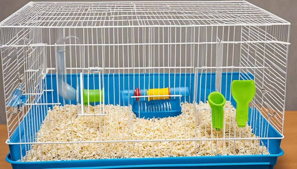 secure hamster cage