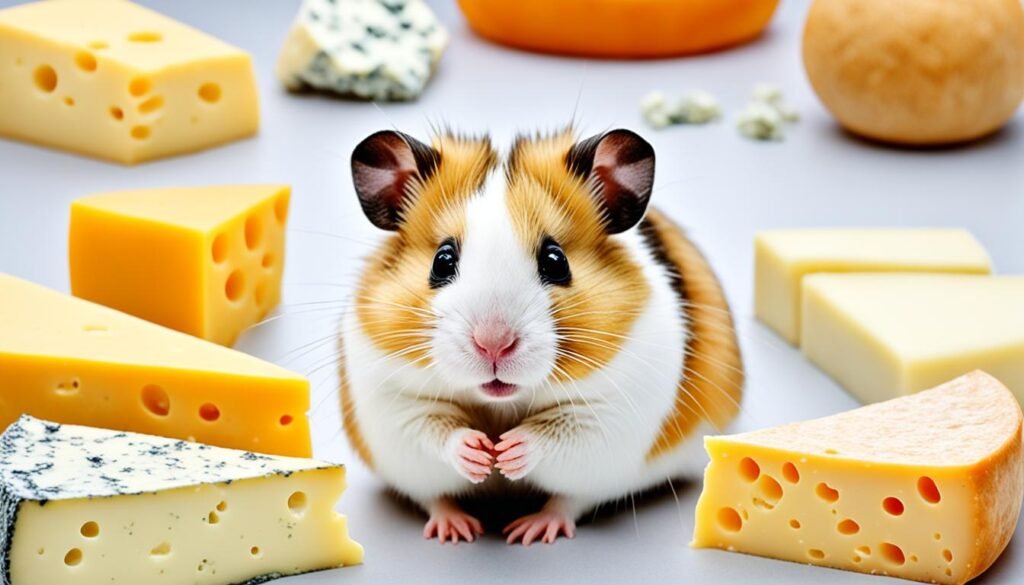 what kind of cheese can hamsters eat