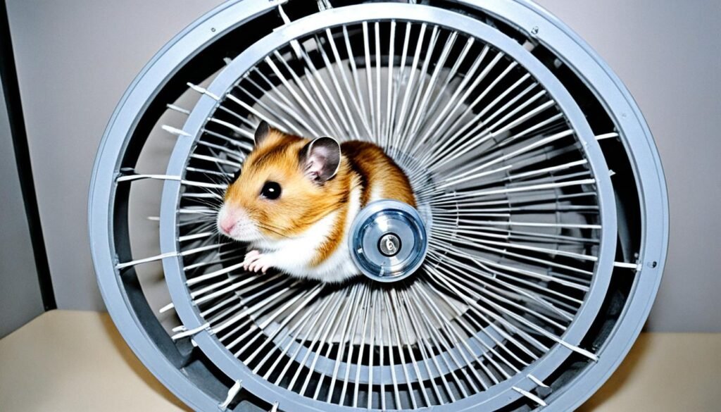 why is my hamster not running on his wheel