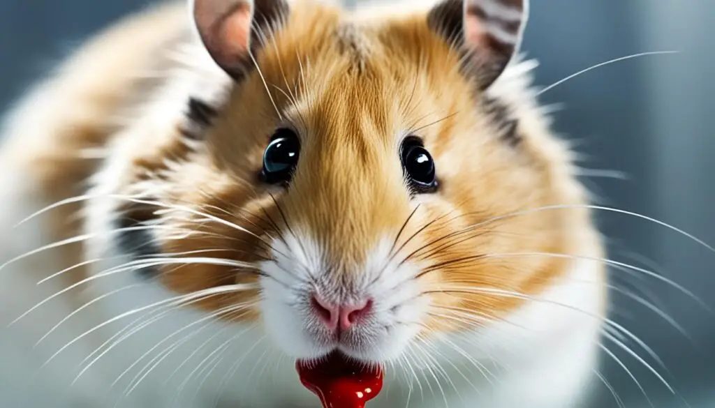 why is my hamsters nose bleeding